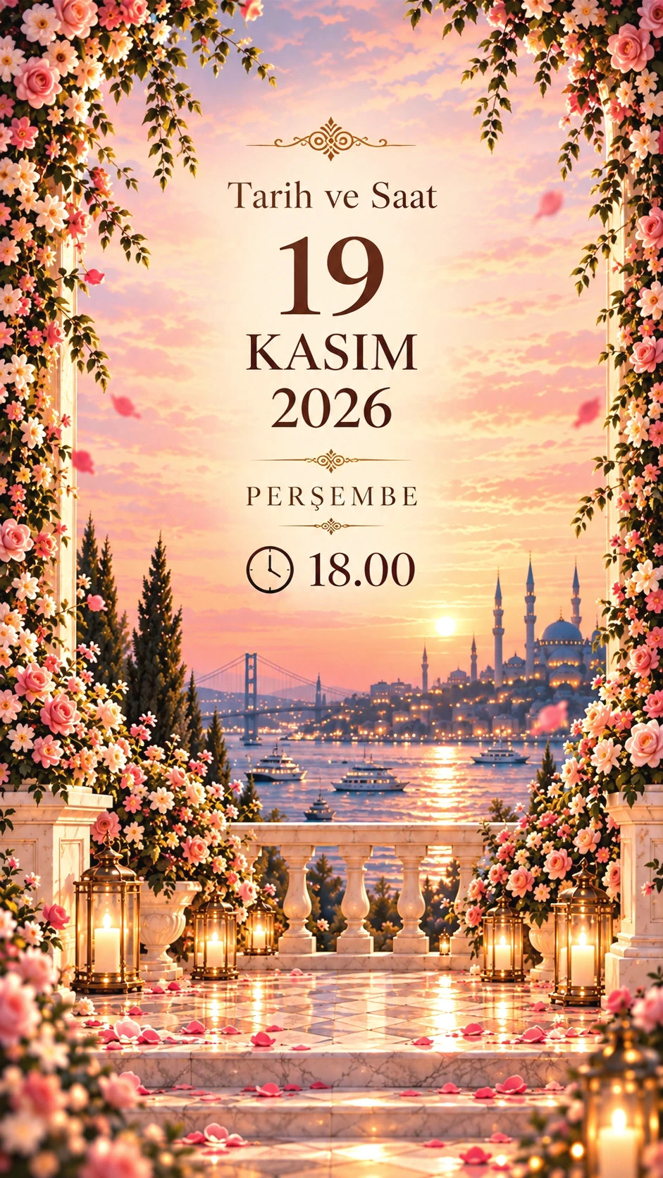 Tarih ve saat: 19 Kasım 2026 Perşembe saat 18.00
